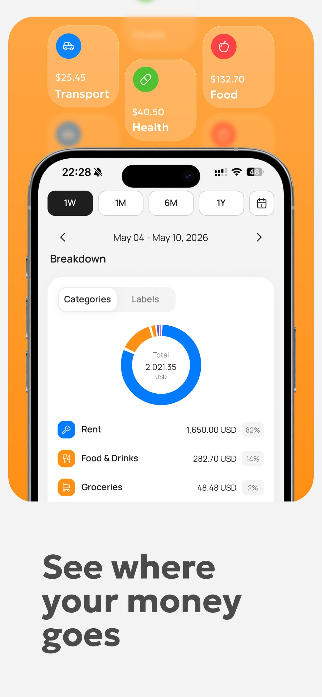 Log expenses hands-free